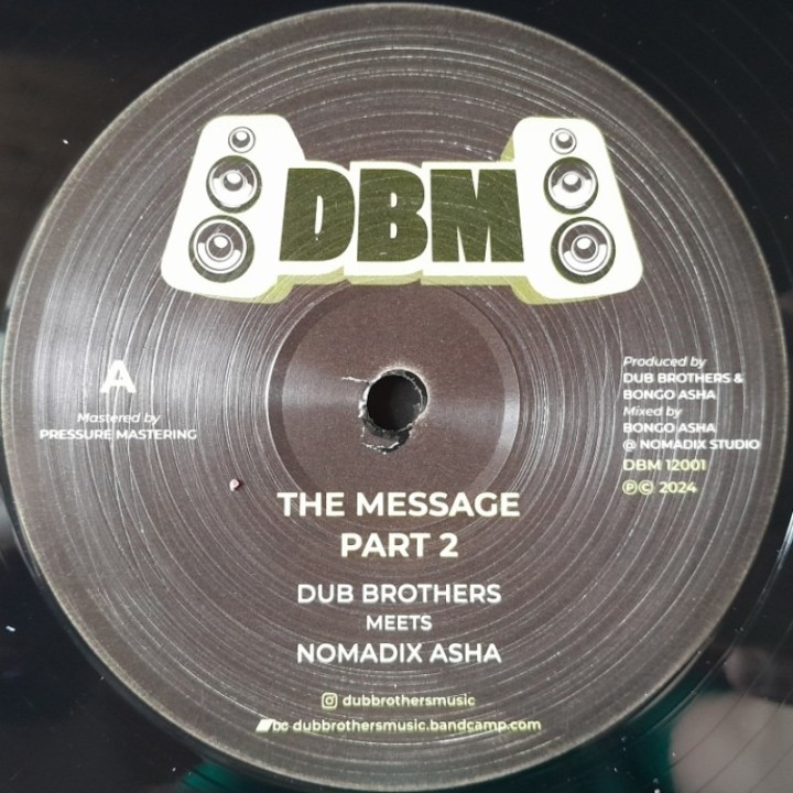 Dub Brothers Meets Nomadix Asha - The Message 12"