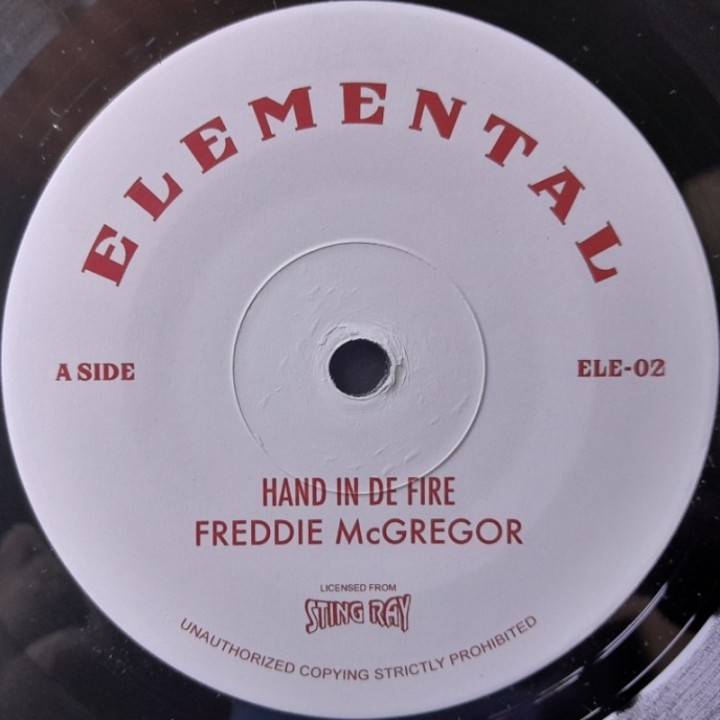 Freddie McGregor - Hand In The Fire 7"
