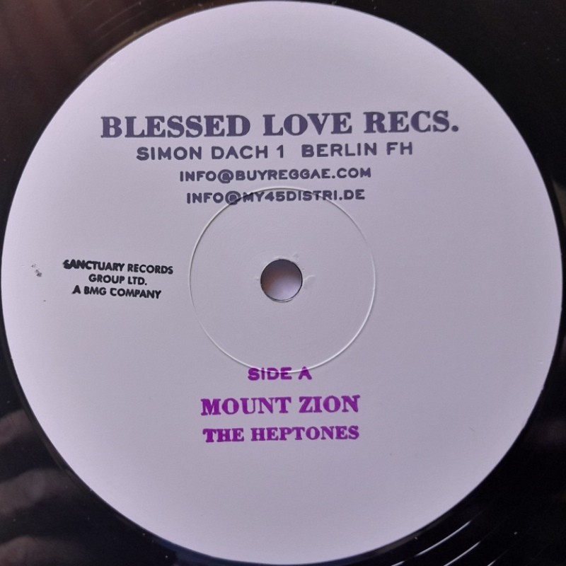 The Heptones - Mount Zion / Through The Fire I Come 12" The Heptones - Mount Zion / Through The Fire I Come 12"