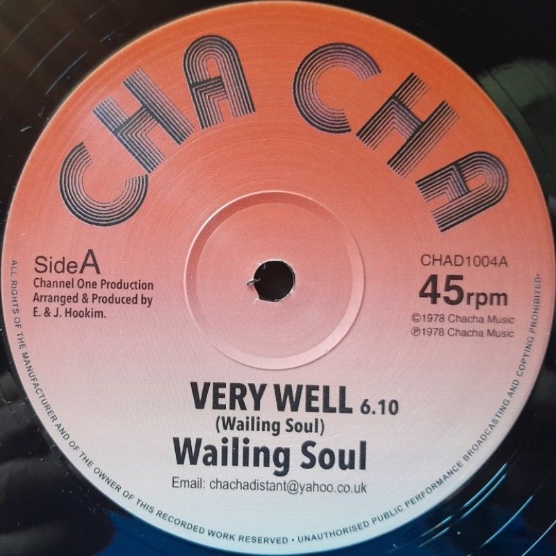 Wailing Soul - Very Well 12"