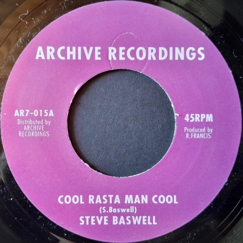 Steve Baswell - Cool Rasta Man Cool 7''