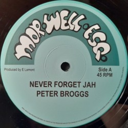 Peter Broggs - Never Forget Jah 12"