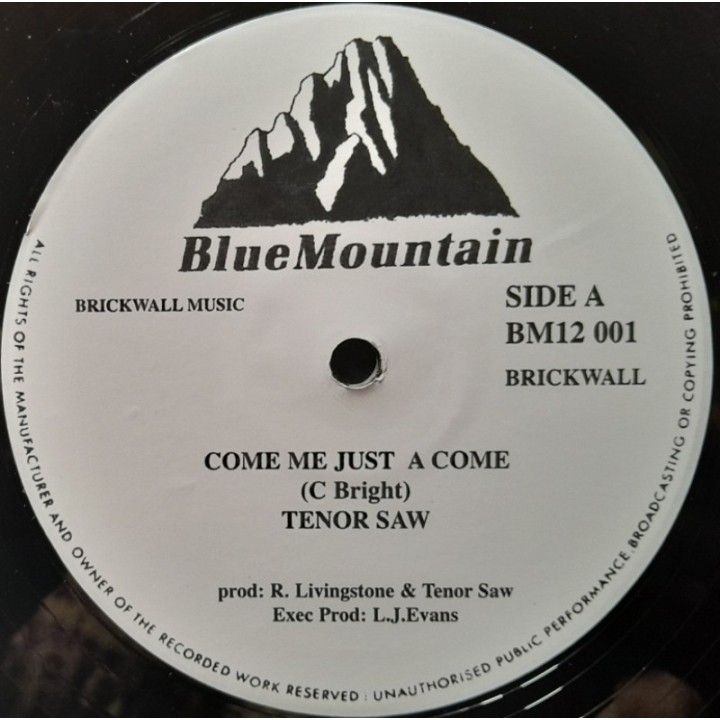 Tenor Saw - Come me just a Come 12''