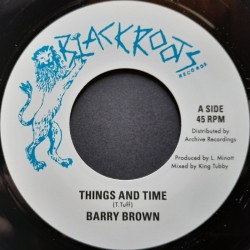 Barry Brown - Things And Time 7"