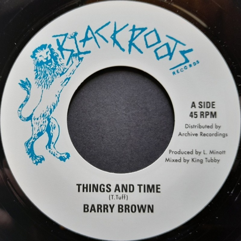 Barry Brown - Things And Time 7"