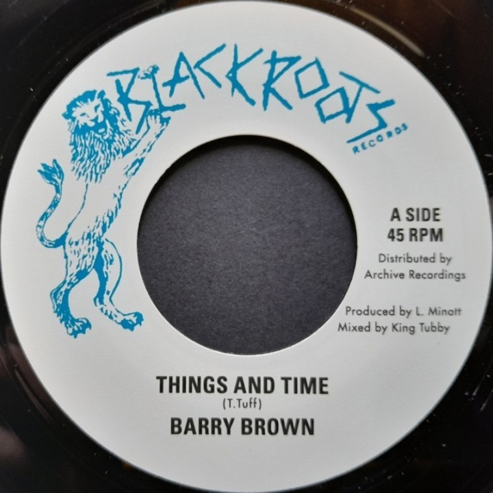 Barry Brown - Things And Time 7"