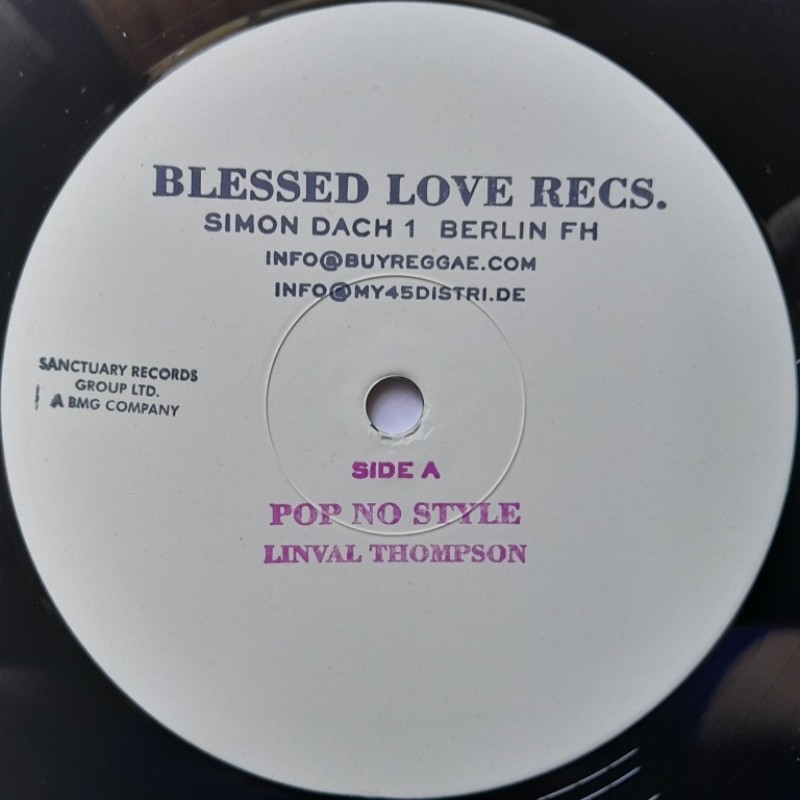 Linval Thompson - Pop No Style 12"