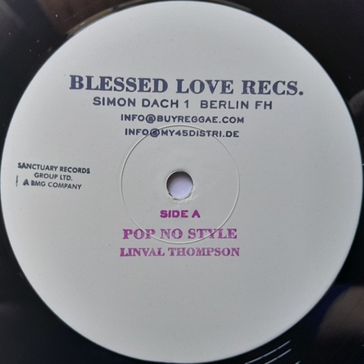 Linval Thompson - Pop No Style 12"