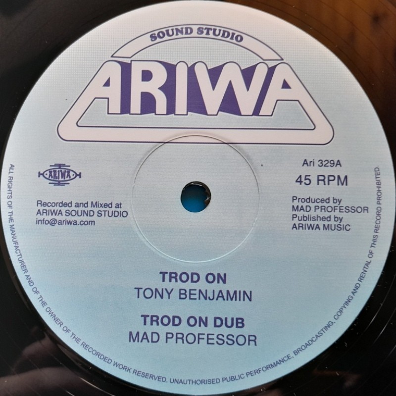 Tony Benjamin - Trod On 12" Tony Benjamin - Trod On 12"