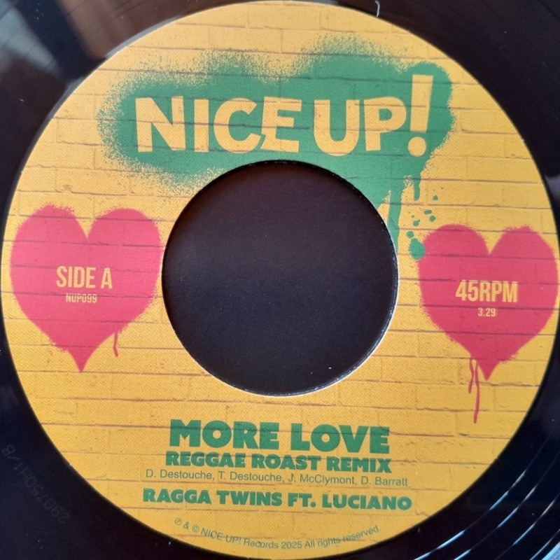 Ragga Twins ft Luciano - More Love 7" Ragga Twins ft Luciano - More Love 7"