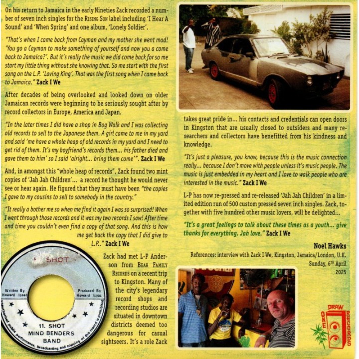Zack I We - Jah Jah Children 7"