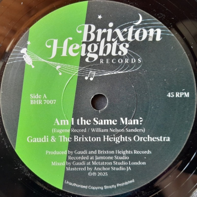 Gaudi & The Brixton Heights Orchestra - Am I The Same Man? 7" Gaudi & The Brixton Heights Orchestra - Am I The Same Man? 7"
