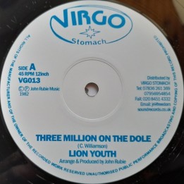 Lion Youth - Three Million On The Dole 12"