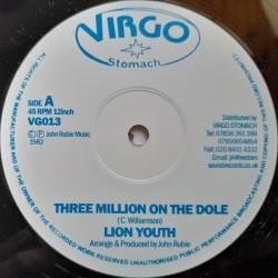 Lion Youth - Three Million On The Dole 12"