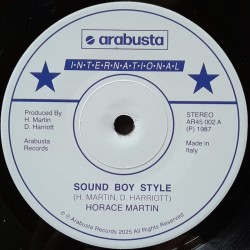 Horace Martin - Sound Boy Style 7"