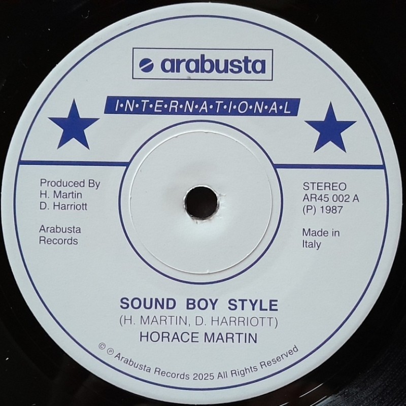 Horace Martin - Sound Boy Style 7" Horace Martin - Sound Boy Style 7"