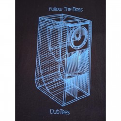 T-SHIRT SCOOP NOIR ET BLEU