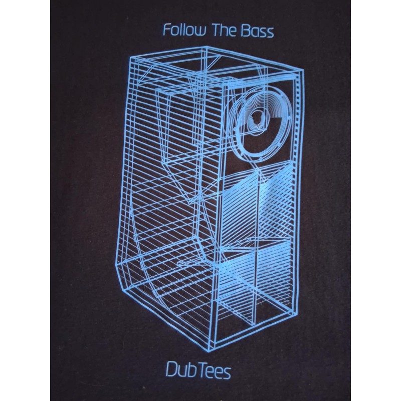 T-SHIRT SCOOP NOIR ET BLEU