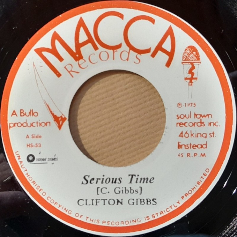 Clifton Gibbs - Serious Time 7"