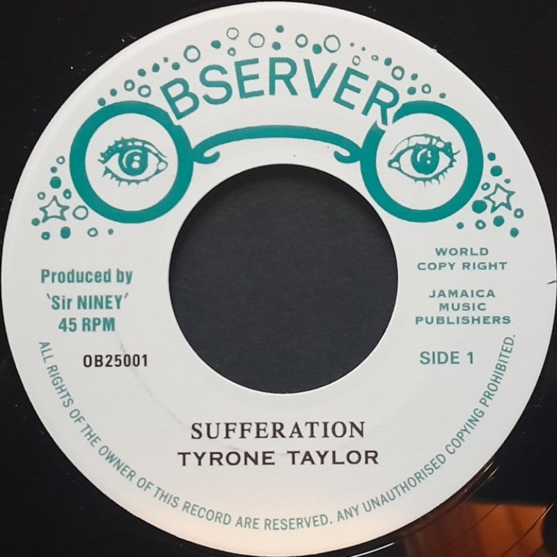 Tyrone Taylor - Sufferation 7"