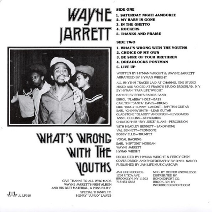 Wayne Jarrett - What's Wrong with the Youths LP