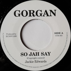 Jackie Edwards - So Jah Say 7"