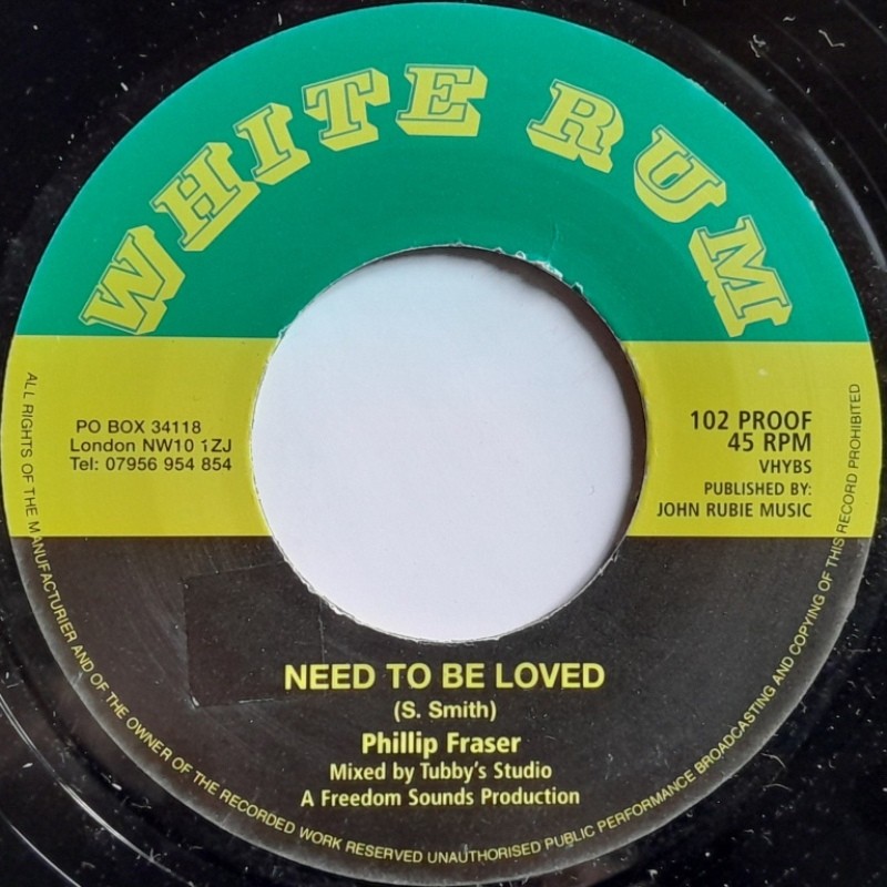 Philip Fraser - Need To Be Loved 7"