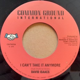 David Isaacs - I Can't Take It Anymore 7"