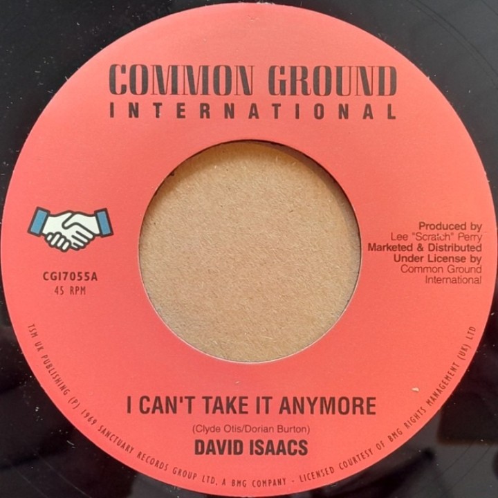 David Isaacs - I Can't Take It Anymore 7"