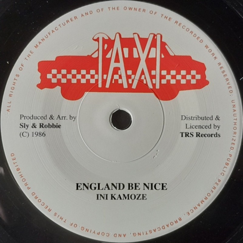 Ini Kamoze - England Be Nice 7"