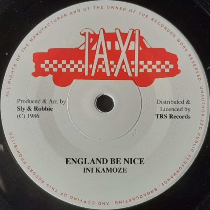 Ini Kamoze - England Be Nice 7"