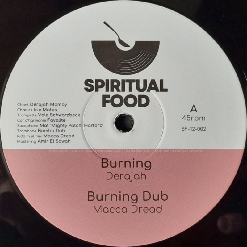 Derajah - Burning 12"