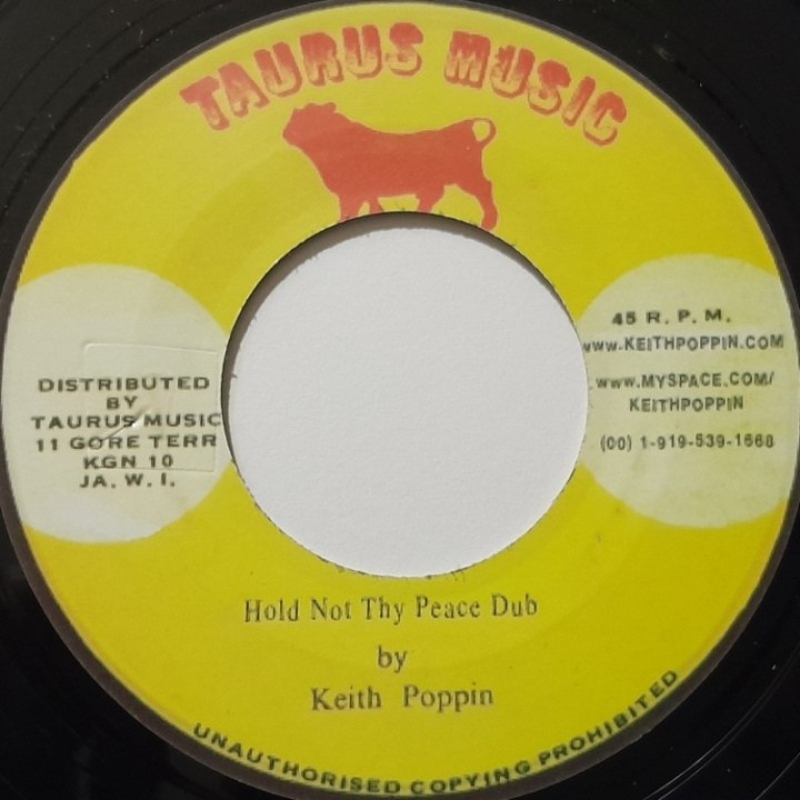 Keith Poppin - Hold not Thy Peace 7"