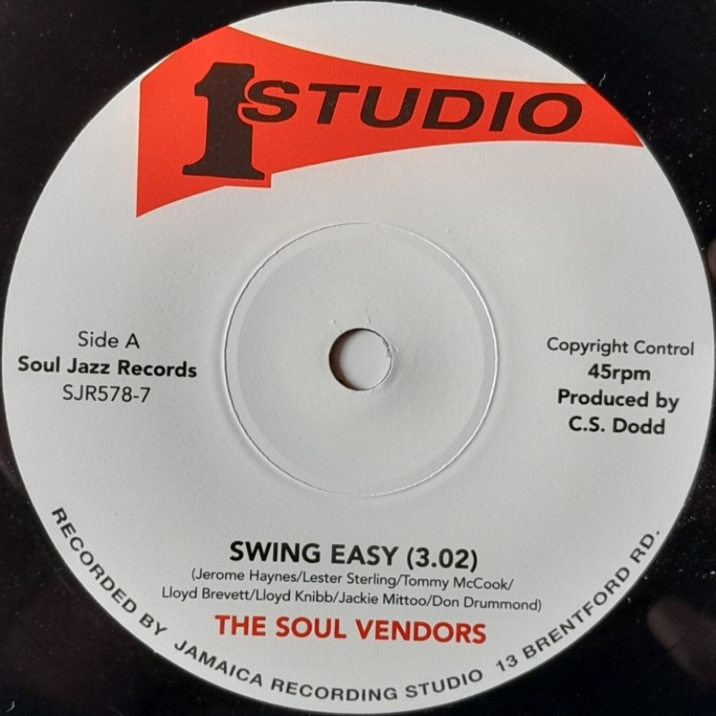 The Soul Vendors - Swing Easy / Ringo Rock 7"