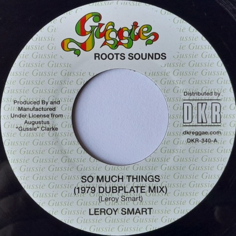 Leroy Smart - So Much Things ('79 Dubplate mix) 7"