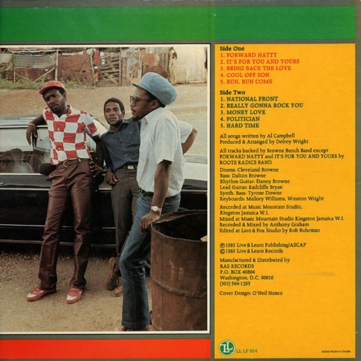 Al Campbell - Forward Natty LP