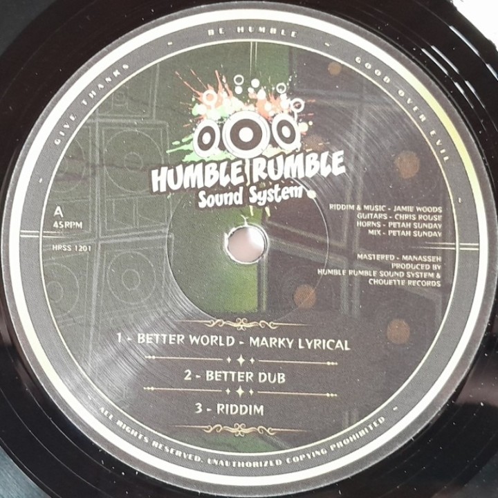 Marky Lyrical - Better World 12"