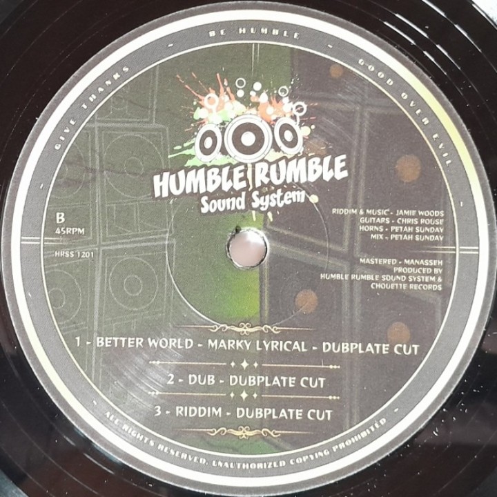 Marky Lyrical - Better World 12"
