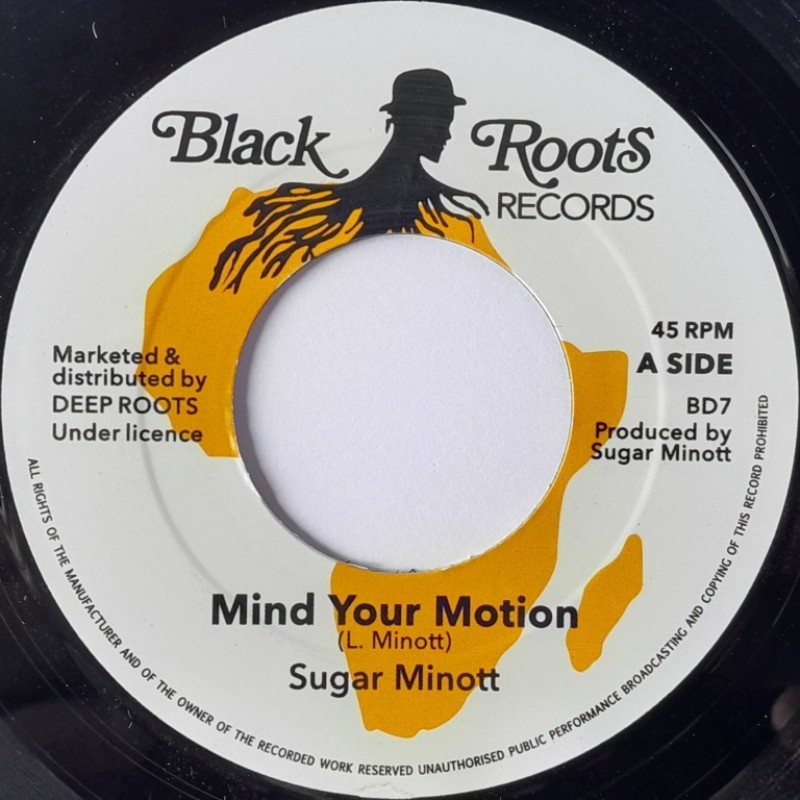 Sugar Minott - Mind Your Motion 7"