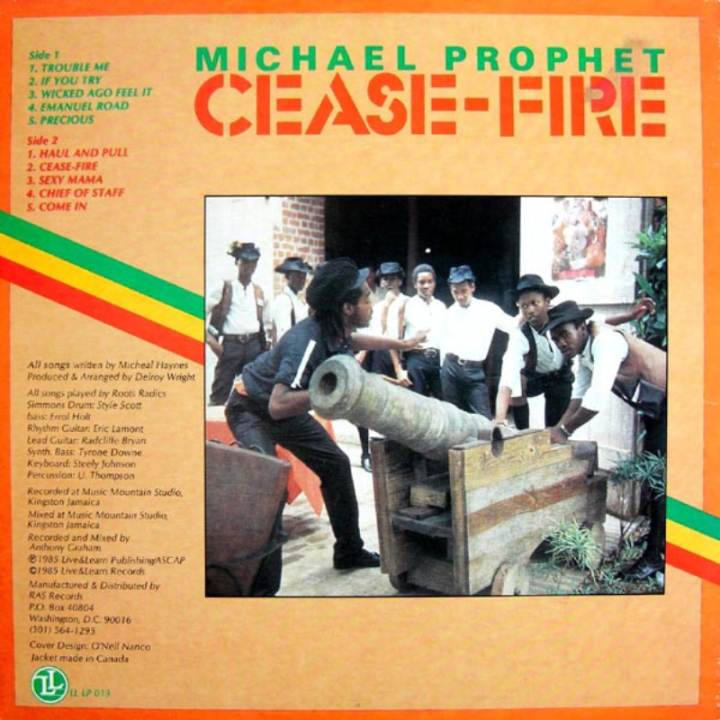 Michael Prophet - Cease Fire LP