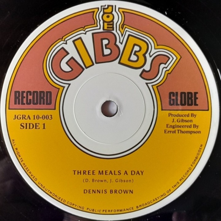 Dennis Brown - Three Meals a Day 10"