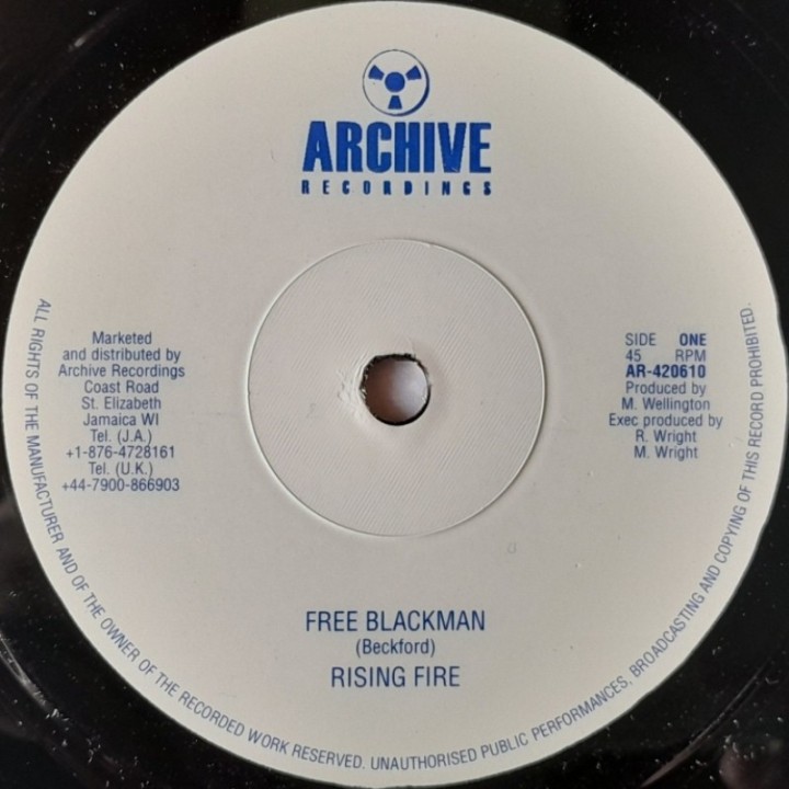 Rising Fire - Free Blackman 10''