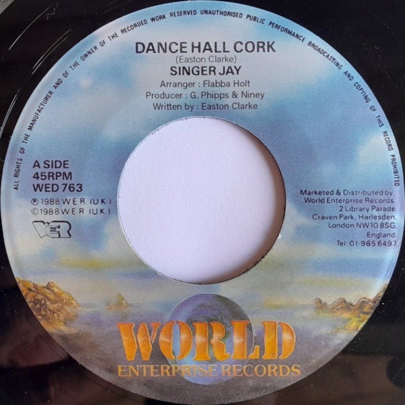 Singer Jay - Dancehall Cork 7"