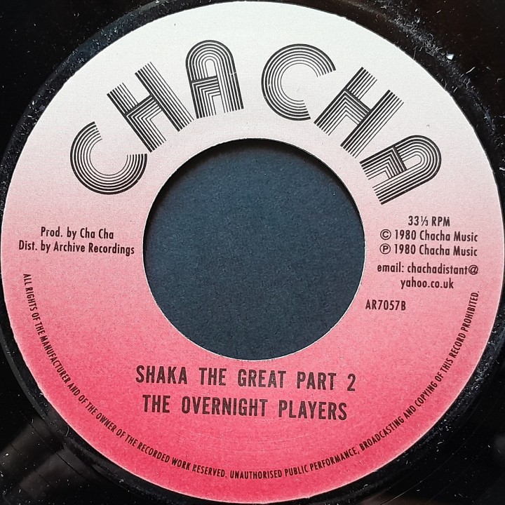Overnight Players - Shaka The Great 7"