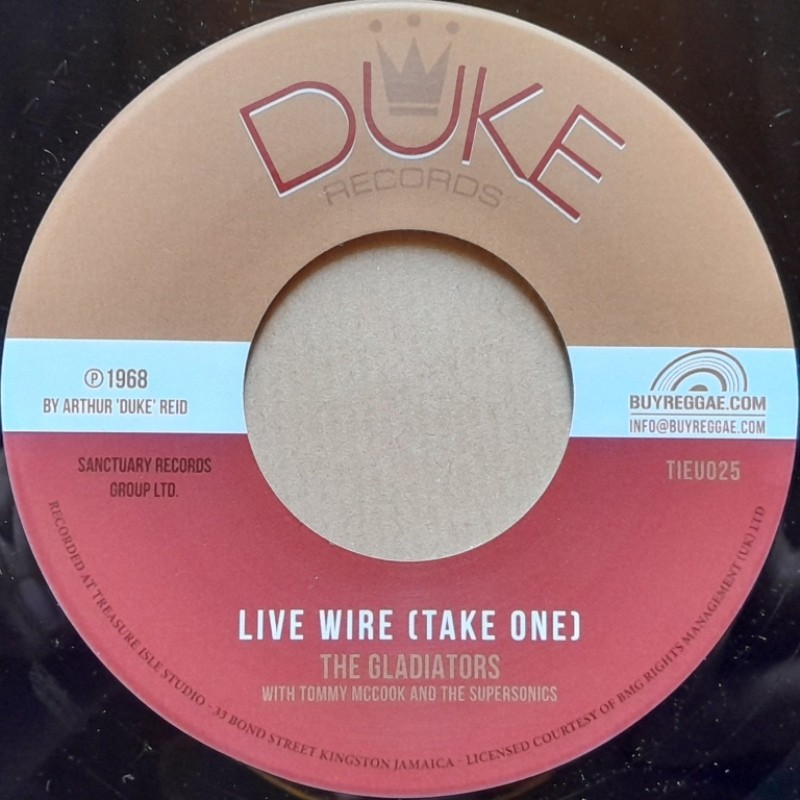 The Gladiators - Live Wire 7"