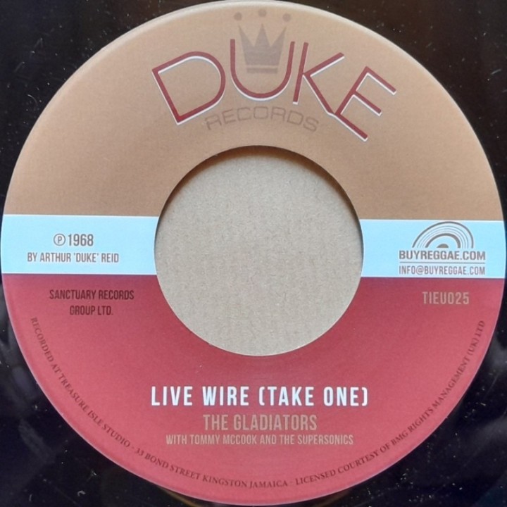 The Gladiators - Live Wire 7"