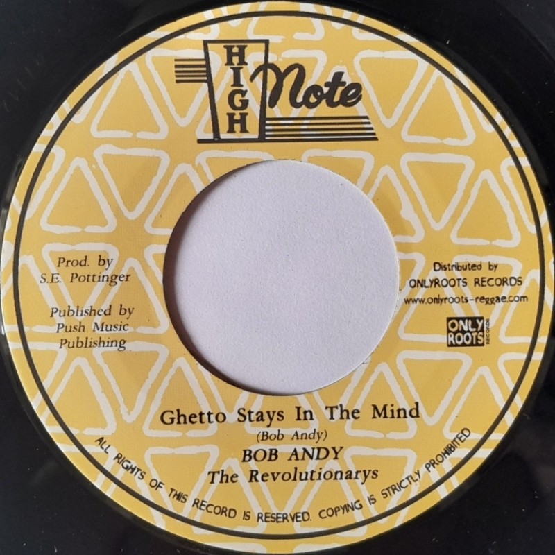 Bob Andy - Ghetto Stays In The Mind 7"