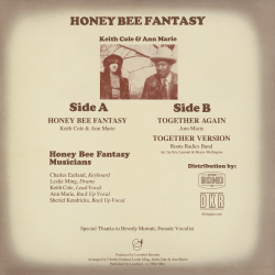Keith Cole - Honey Bee Fantasy / Ann Marie 12"