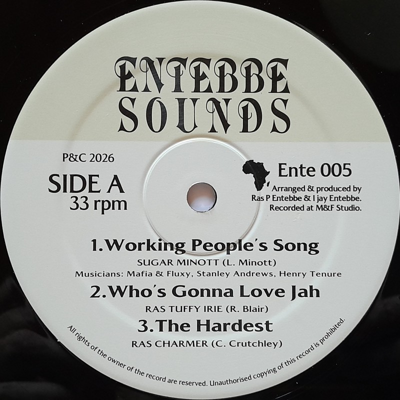 Sugar Minott - Working People's Song 12"