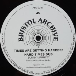 Bunny Marrett - Times Are Getting Harder 12"